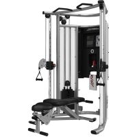 Dual adjustable pulley G7 + bench Life Fitness