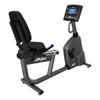 Recumbent bike RS1 GO Life Fitness